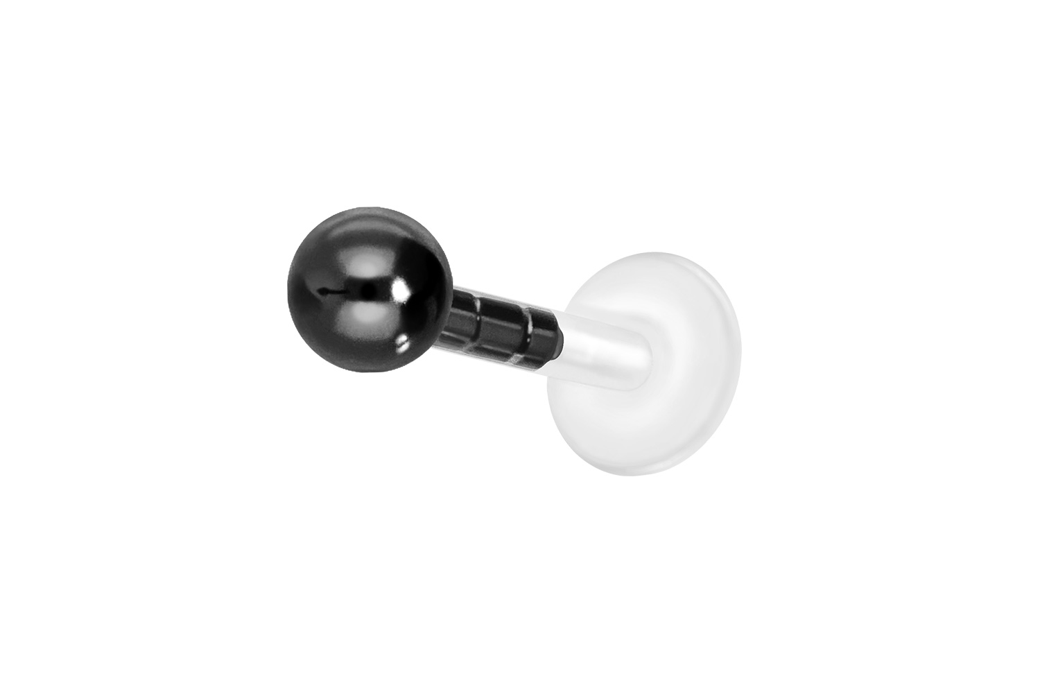 PMFK Labret mit Plug-in System + CHIRURGENSTAHL-KUGEL
